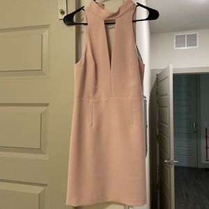 Never worn light pink dress from express size 6, tags are still attached!
